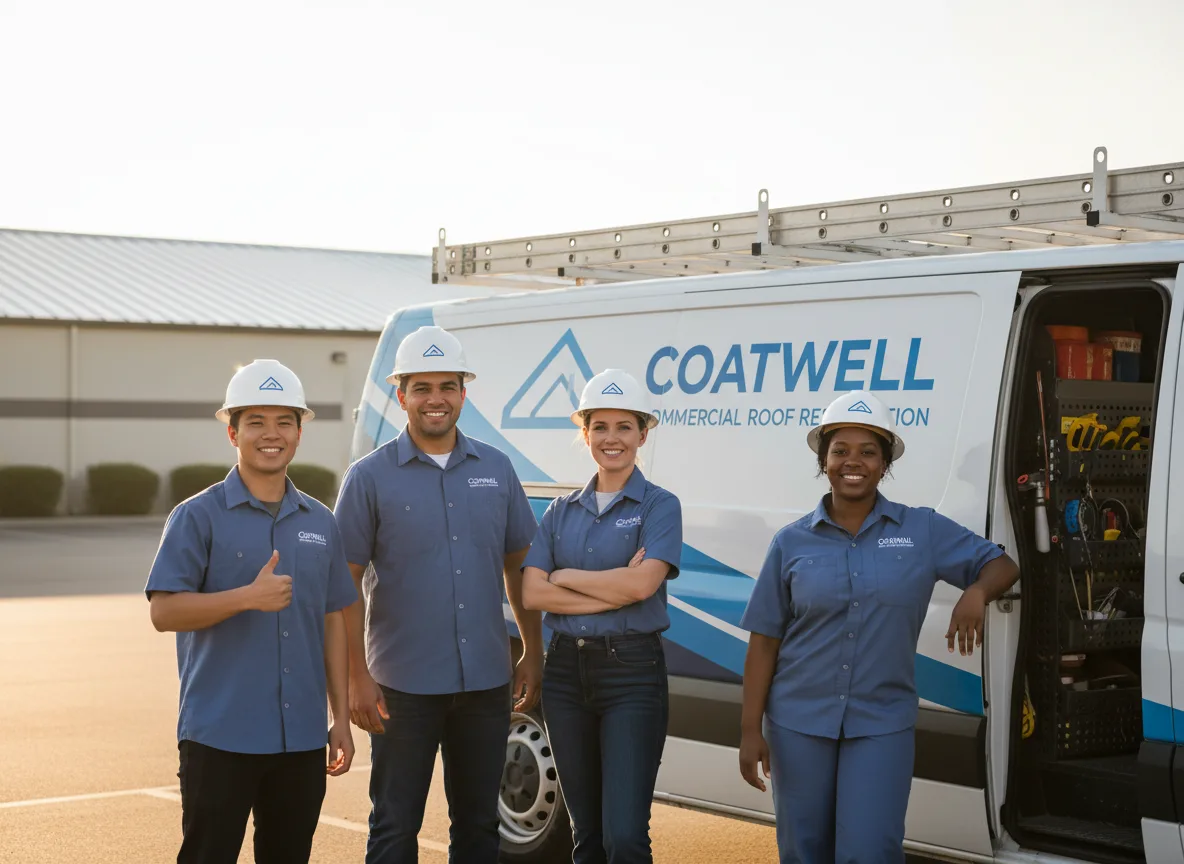 Commercial roof coating company in West Harwich, MA